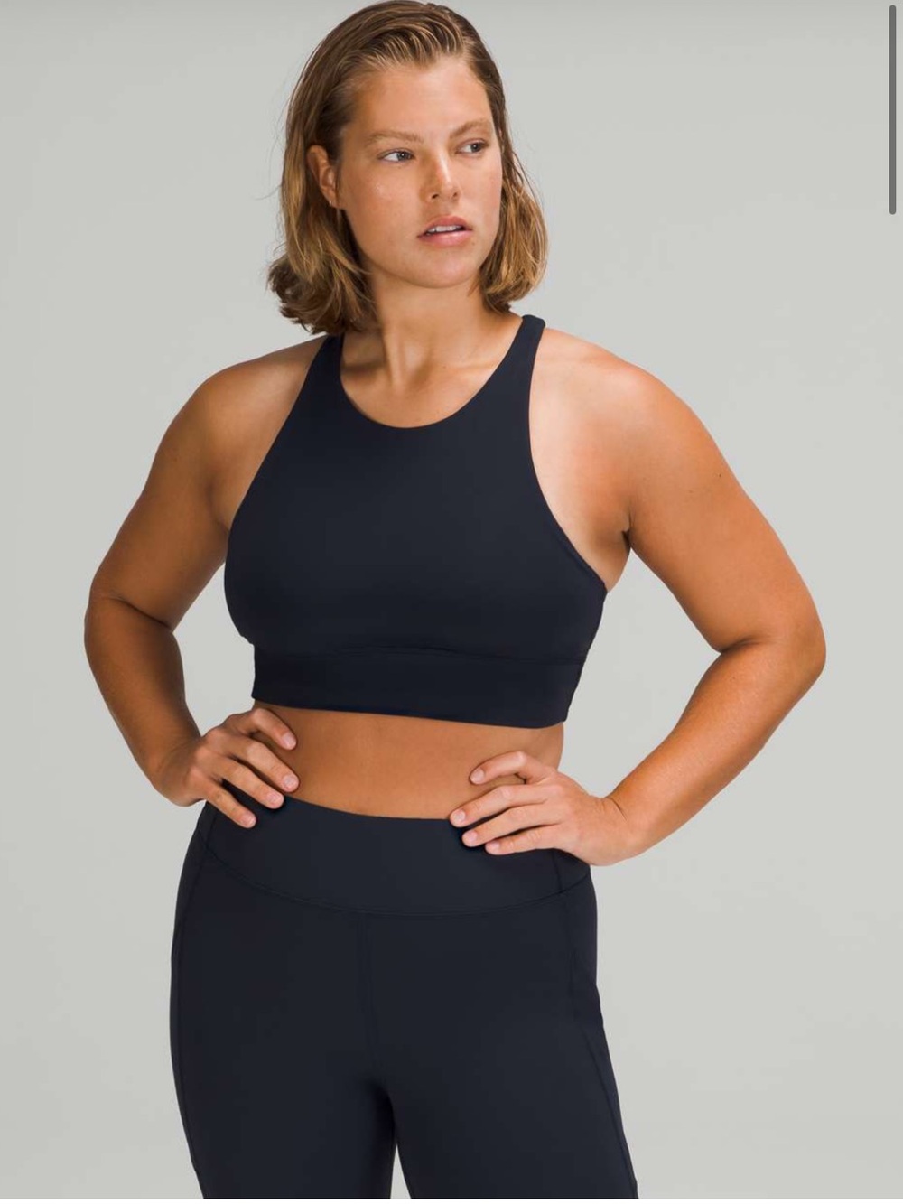 Lululemon Energy Bra High-Neck Longline Tough*